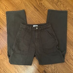 Olive Green Cargo Jeans